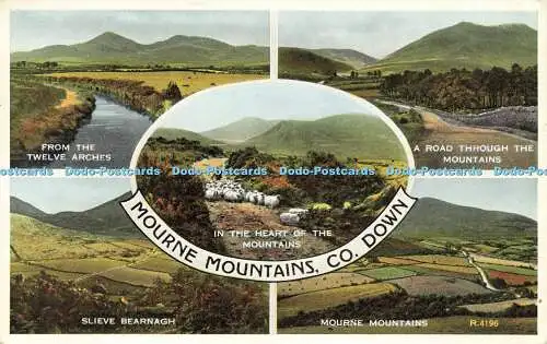 R614902 Mourne Mountains Co Down R 4196 Carbo Colour Valentines Multi View