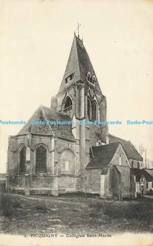 R619421 2 Picquigny Collegiale Saint Martin B and G Amiens 1918