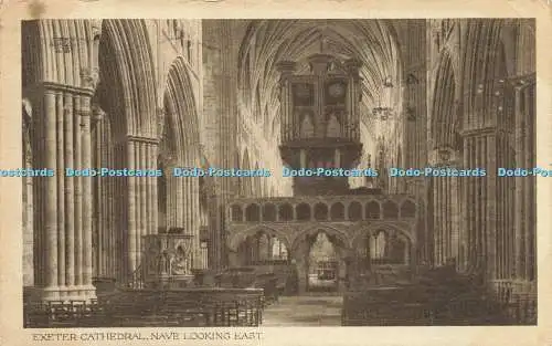 R617438 Exeter Cathedral Nave Looking East Seal of Artistic British Excellence S