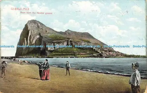 R614089 Gibraltar Rock from Neutral Ground A Benzaquen 1911