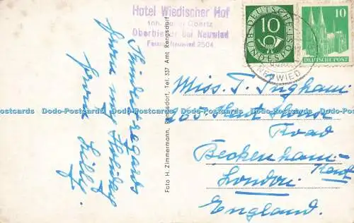 R621871 Sommerfrische Oberbieber Rengsdort Blick vom Almblick ins Aubachtal H Zi