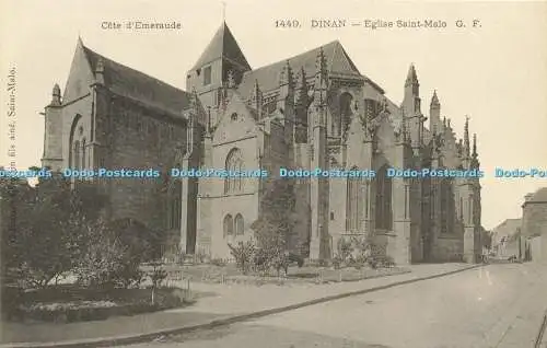 R614109 Cote d Emeraude 1449 Dinan Eglise Saint Malo G F Collections Gurmain fils