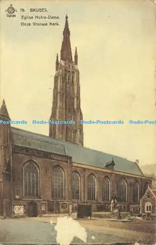 R619473 J D C 76 Brügge Eglise Notre Dame Onze Vronwe Kerk D J C Globus