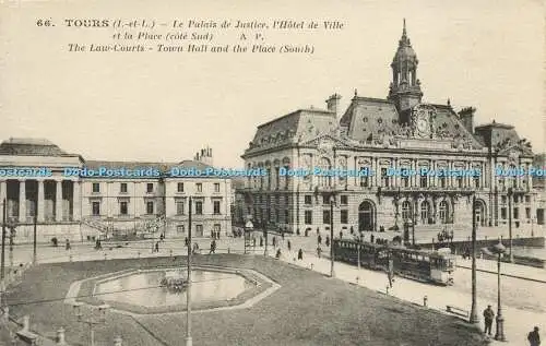 R621892 66 Tours I et L Law Courts Town Hall and Place South A Papeghin