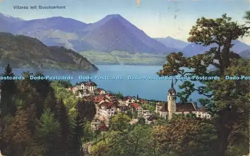 R614126 Vitznau mit Buochserhorn E Goetz Luzern