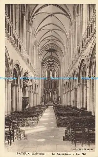 R619488 Bayeux Calvados La Cathedrale La Nef Phot Combier Macon Coll Librairie S