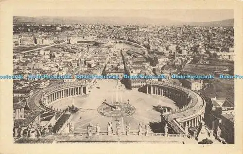 R621907 Roma Panorama preso dalla Cupola di San Pietro E V R