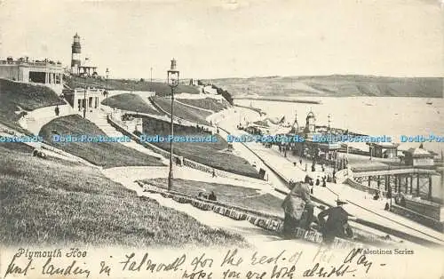 R614989 Plymouth Hoe Valentines Serie 1906