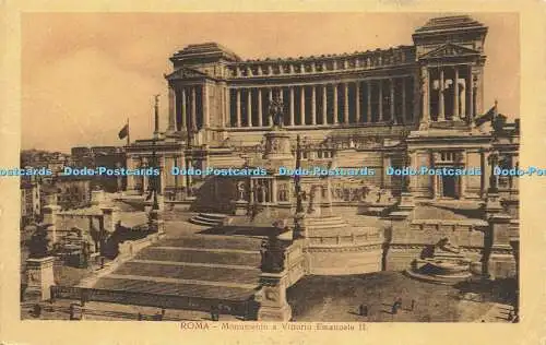 R617498 Roma Monumento a Vittorio Emanuele II Edizione Riservata E G D V