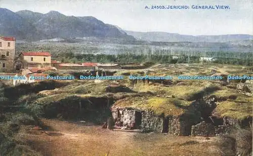 R614149 A 24503 Jericho General View Celesque Series Photochrom