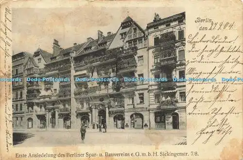 R617507 Berlin Erste Ansiedelung des Berliner Spar u Bauvereins e G m b H Sickin