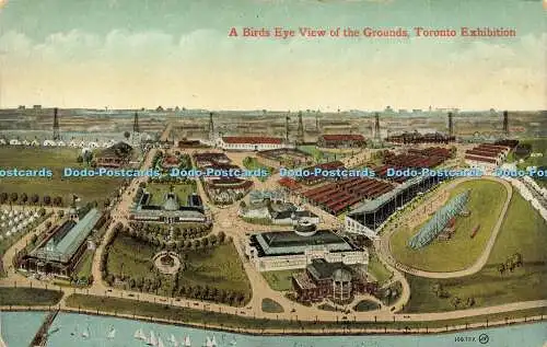 R621940 A Birds Eye View of Grounds Toronto Exhibition 108777 Valentine