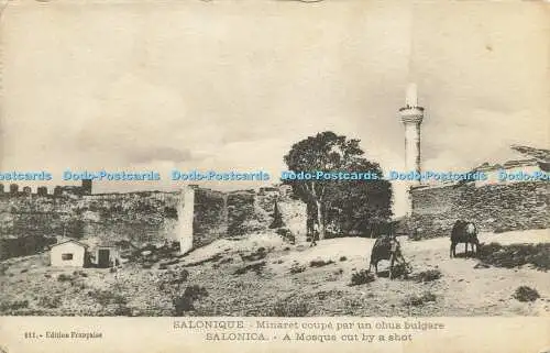 R614172 111 Edition Francaise Salonica A Moschee geschnitten durch einen Schuss