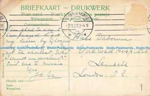 R619534 S Gravenhage Gevangenpoort Kunstchromo No 068 J H Schaefer 1907