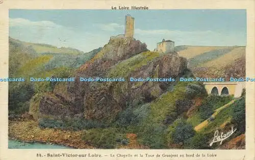 R621957 La Loire Illustree 84 Saint Victor sur Loire La Chapelle et la Tour de G