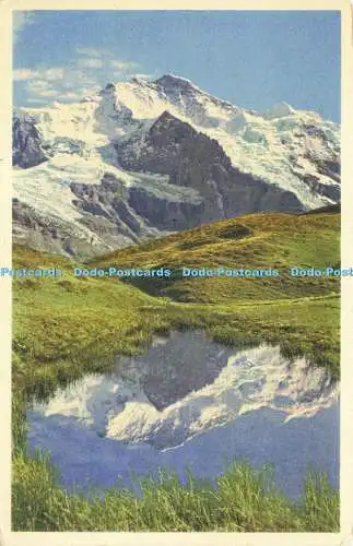 R619560 Nr A 14787 Kleine Scheidegg Alllandschaft mit Jungfrau E Gyger 1955