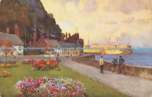 R621974 Quay Minehead E W Haslehust A Vivian Mansell Fine Art Publishers Series