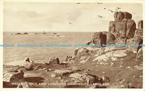 R621992 Wesleys Rock and Longships Lighthouse Lands End 138 Mr H T James