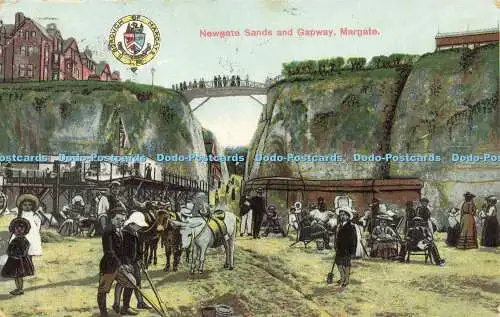 R621995 Newgate Sands and Gapway Margate Borough of Margate Heraldic Series W R