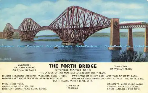 R621997 D 3664 Forth Bridge eröffnet März 1890 Valesque 1240V Style Valentines