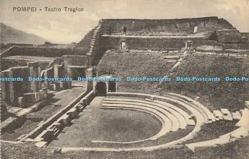 R615072 Pompei Teatro Tragico 216 Ditta R Zedda di V Carcavallo Napoli