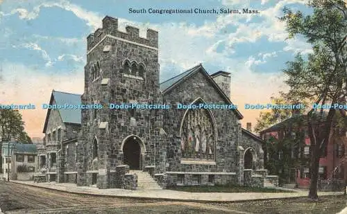 R617576 South Congregational Church Salem Mass W C T Photochrom