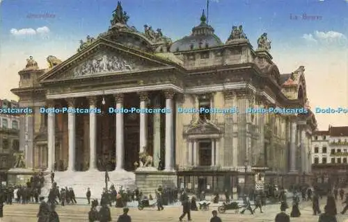 R615088 Bruxelles La Bourse Exchange Prachtvolles Denkmal im Renaissance Stil N