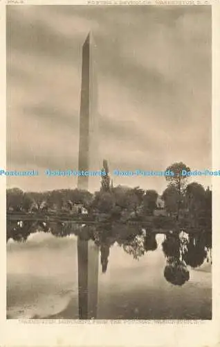 R619624 Washington Monument from Potomac Washington D C No A 9 Foster and Reynol