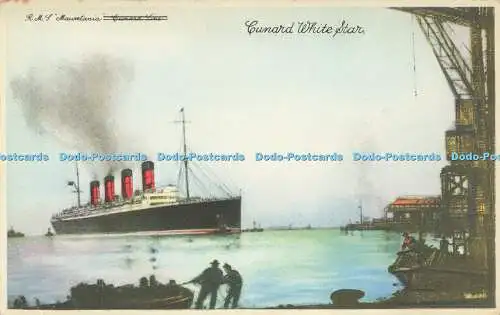 R617614 R M S Mauretania Cunard Line Cunard White Star