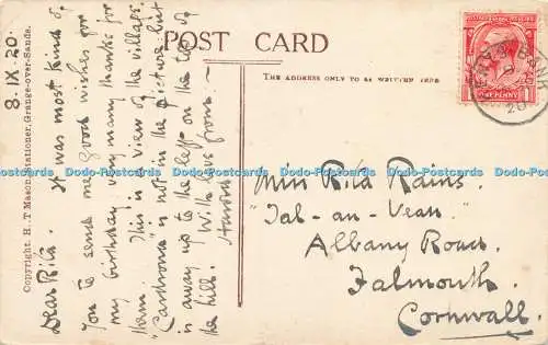 R617628 Kents Bank Grange over Sands H T Mason Stationer 1920