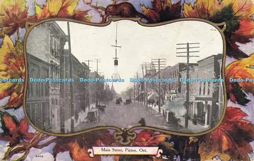 R622070 3488 Main Street Picton Ont Canadian Souvenir Post Card Warwick Bros and