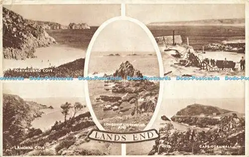 R614297 Lands End Solograph Series De Luxe Photogravure E A Sweetman 1952 Multi