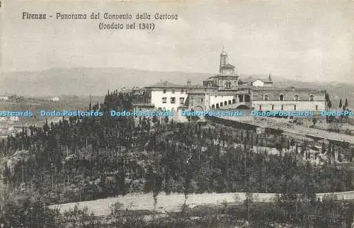 R617643 Firenze Panorama del Convento della Certosa Fondato nel 1341 STA 8509