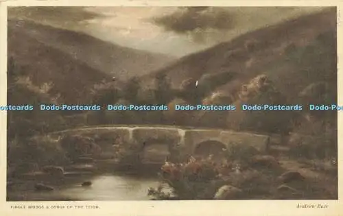 R617645 Single Bridge and Gorge of Teign Andrew Beer Harvey Barton