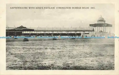 R622093 Amphitheater mit Königspavillon Krönung Durbar Delhi 1911 H A Mirza