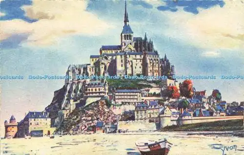 R617655 6 La Douce France Mont Saint Michel Manche Le Mont a larrivee Yvon