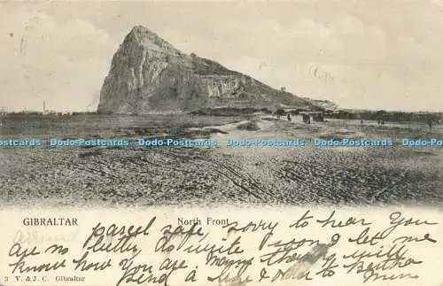 R614323 Gibraltar North Front 3 V und J C 1905