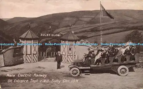 R614326 Manx Electric Railway Lot Entrance Thole Will Sulby Glen I O M