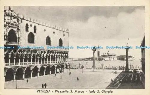 R617667 Venezia Piazzetta S Marco Isola S Giorgio A Scrocchi Milano