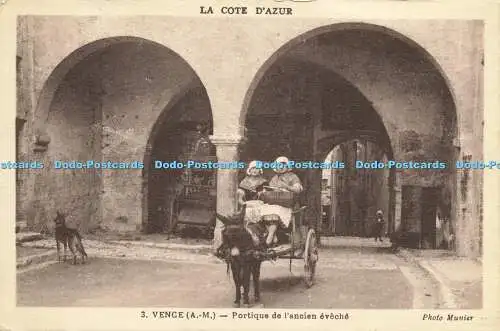 R617669 La Cote dAzur 3 Vence A M Portique de lancien eveche Foto Munier Le Voy