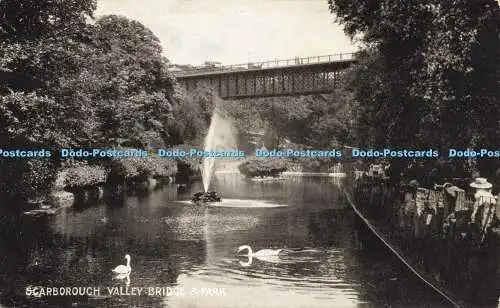 R615190 Scarborough Valley Bridge und Park Queen Serie T T und S 1905