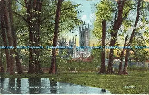 R622142 Kathedrale von River Canterbury G D und D L 1906