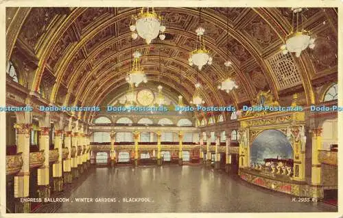 R622148 Empress Ballroom Winter Gardens Blackpool H 2955 R De Luxe Colour Valent