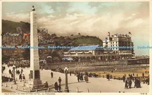 R615212 Pier Pavilion and Grand Hotel Llandudno 16816 G R Thompson