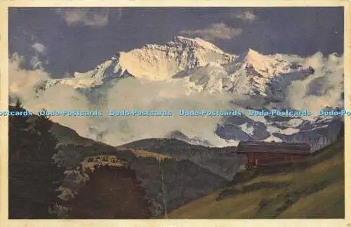 R614440 Nr A 5555 Die Jungfrau im Abendlicht Gyger und Klopfenstein 1955