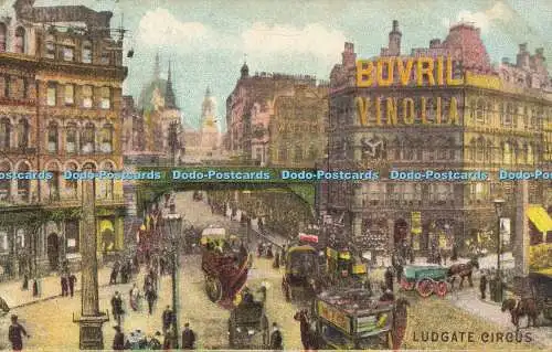 R622230 Ludgate Circus 1908