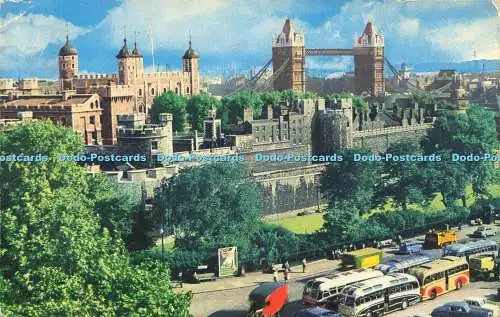 R615287 Tower and Tower Bridge London A V Fry 1961 T P C