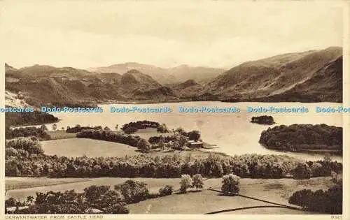 R622234 Derwentwater from Castle Head 9345 Photochrom