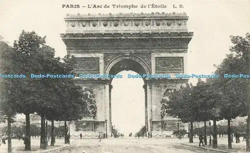 R617844 Paris LArc de Triomphe de lEtoile L D Imp A Faucheux Chelles