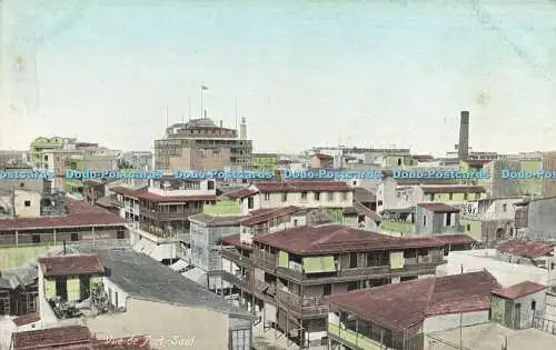 R622307 Vue de Port Said Ephtimios Freres Port Said Egypte